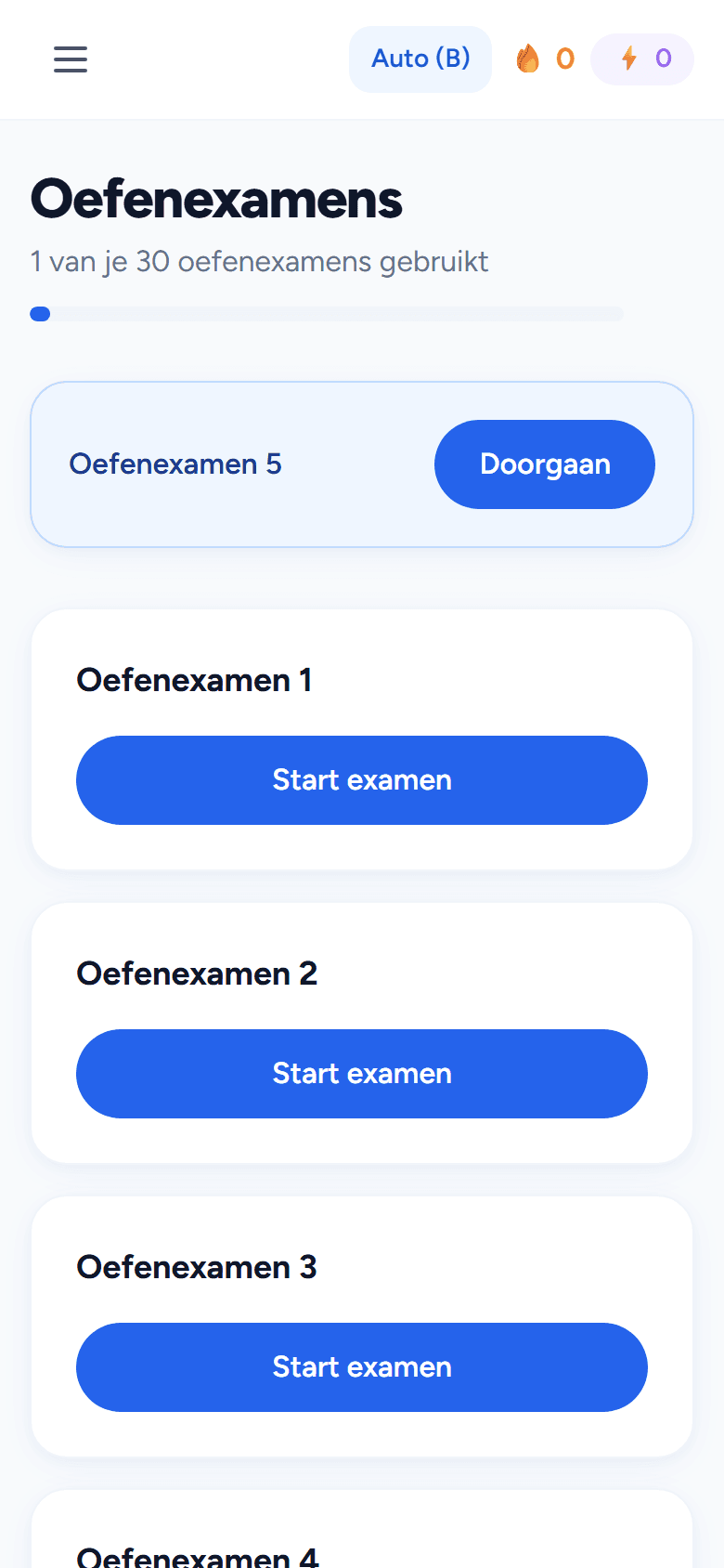 Oefenexamens