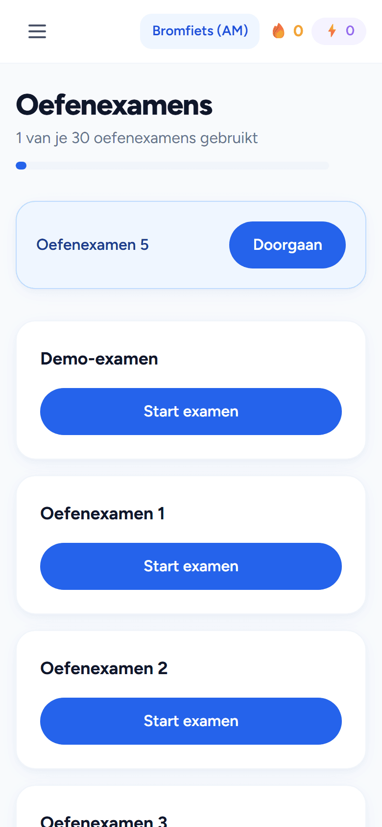 Oefenexamens