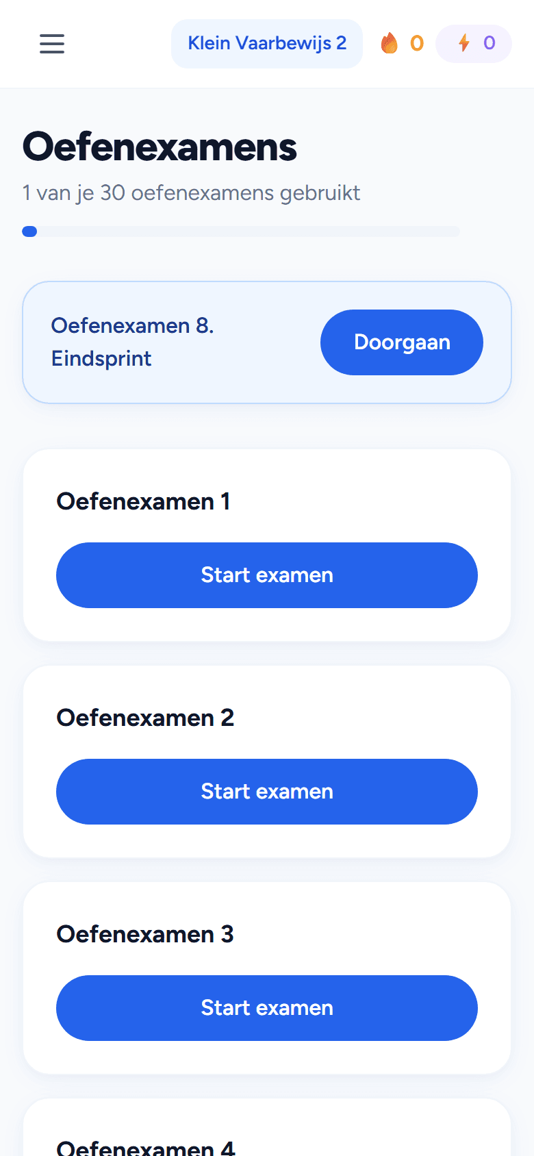 Oefenexamens